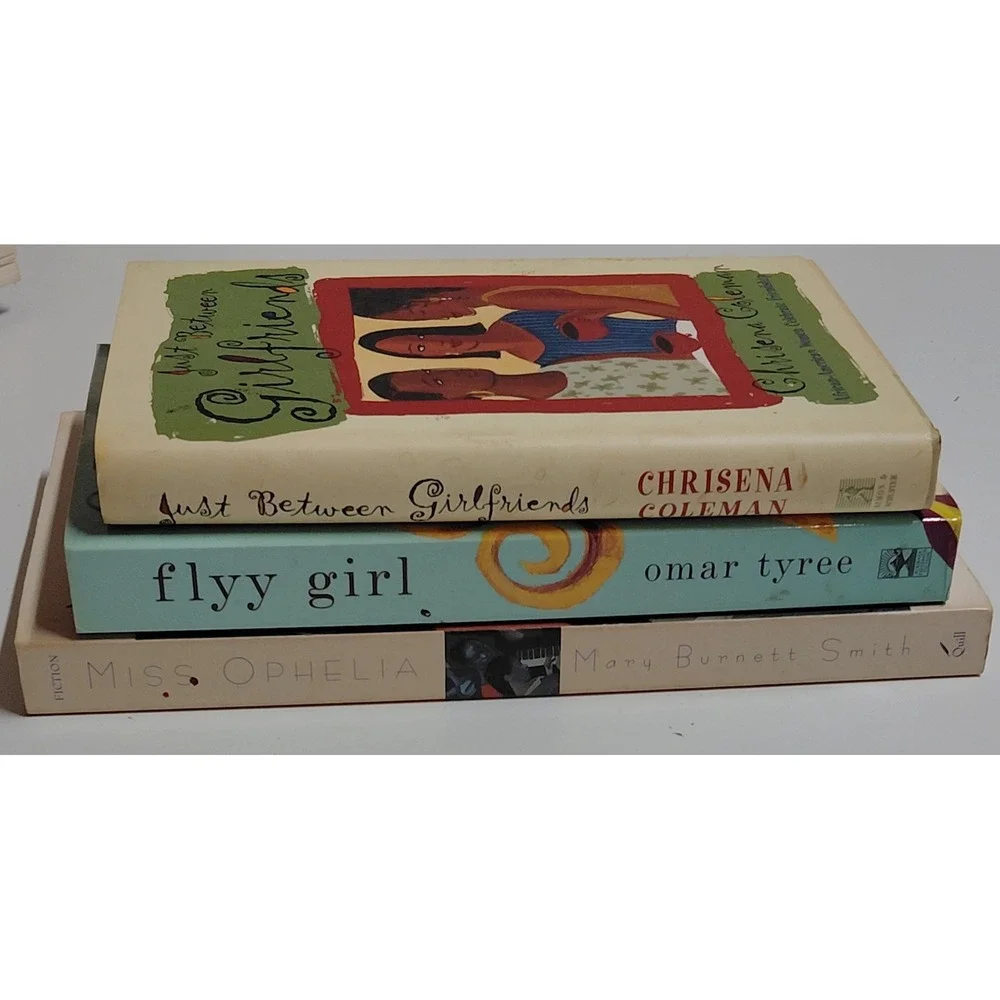 Lot of 3 African American Books Flyy Girl Miss Ophelia Just Between Girlfriends